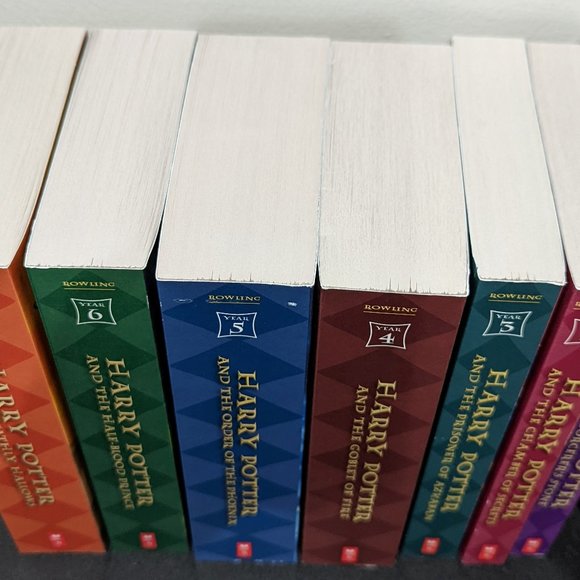 Harry Potter The Complete Series (7 Books Set) by J. K. Rowling (Paperback) - Picture 2 of 6